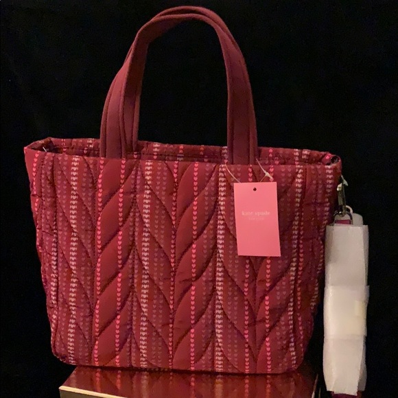 NWT! ♠️ KATE SPADE Ellie Heart Print Tote - Picture 2 of 15
